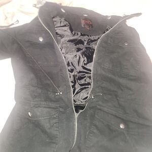 Black Hooded Jacket